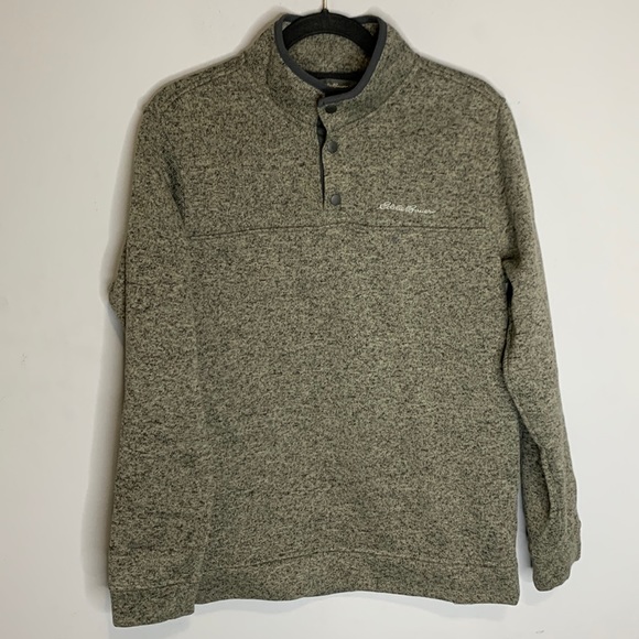 Eddie Bauer Other - Eddie Bauer gray popover sweatshirt M